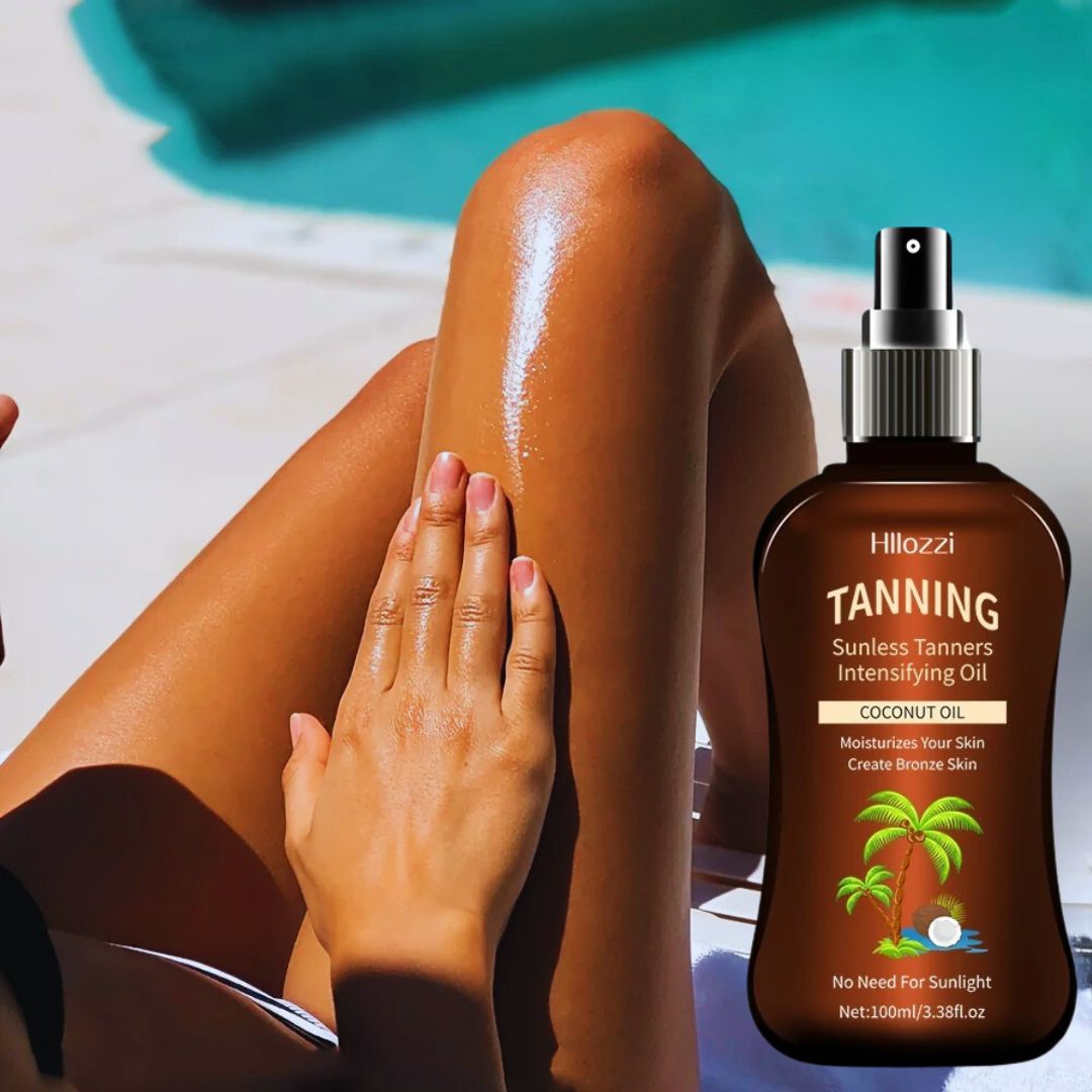 Huile Auto-Bronzante Naturelle – Bronzage Rapide & Longue Durée