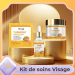 Kit de Soin Visage au Curcuma – Éclat, Anti-Taches & Hydratation Naturelle